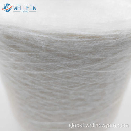 Brushed Fabric 100% Polyester 1/15nm Brushed Yarn 100% Polyester Dyed Yarn Factory